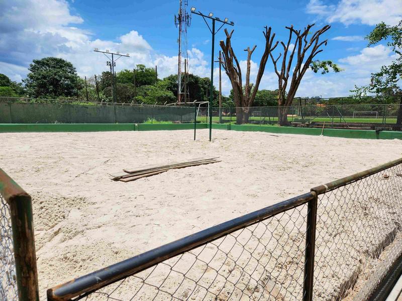 Areia para beach tennis