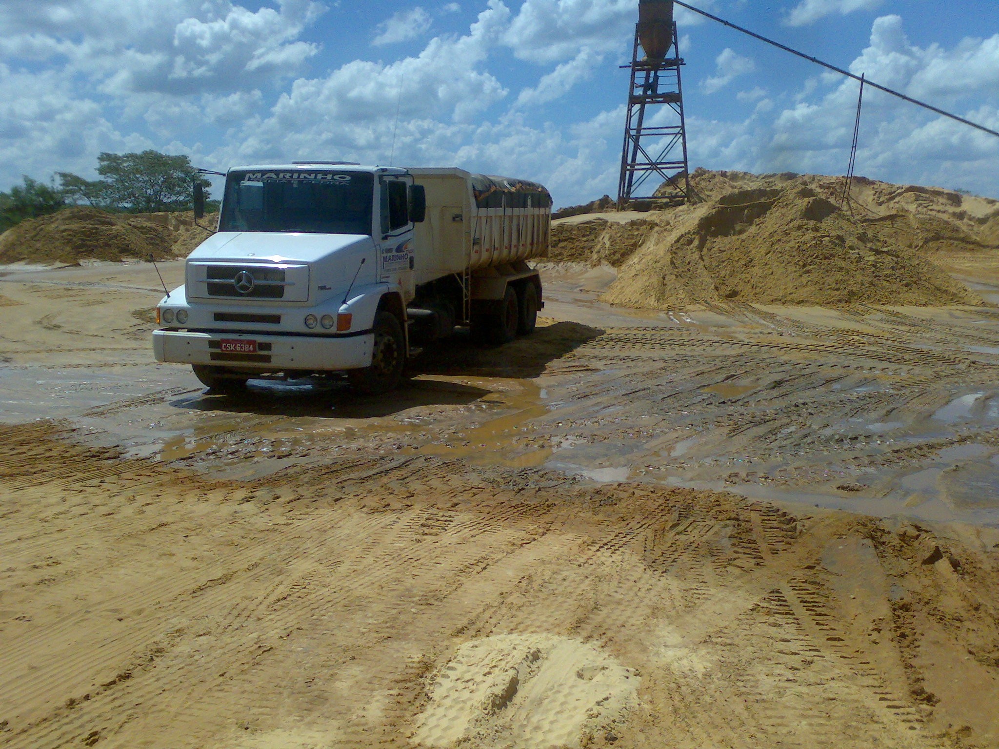 Areia e pedra preço