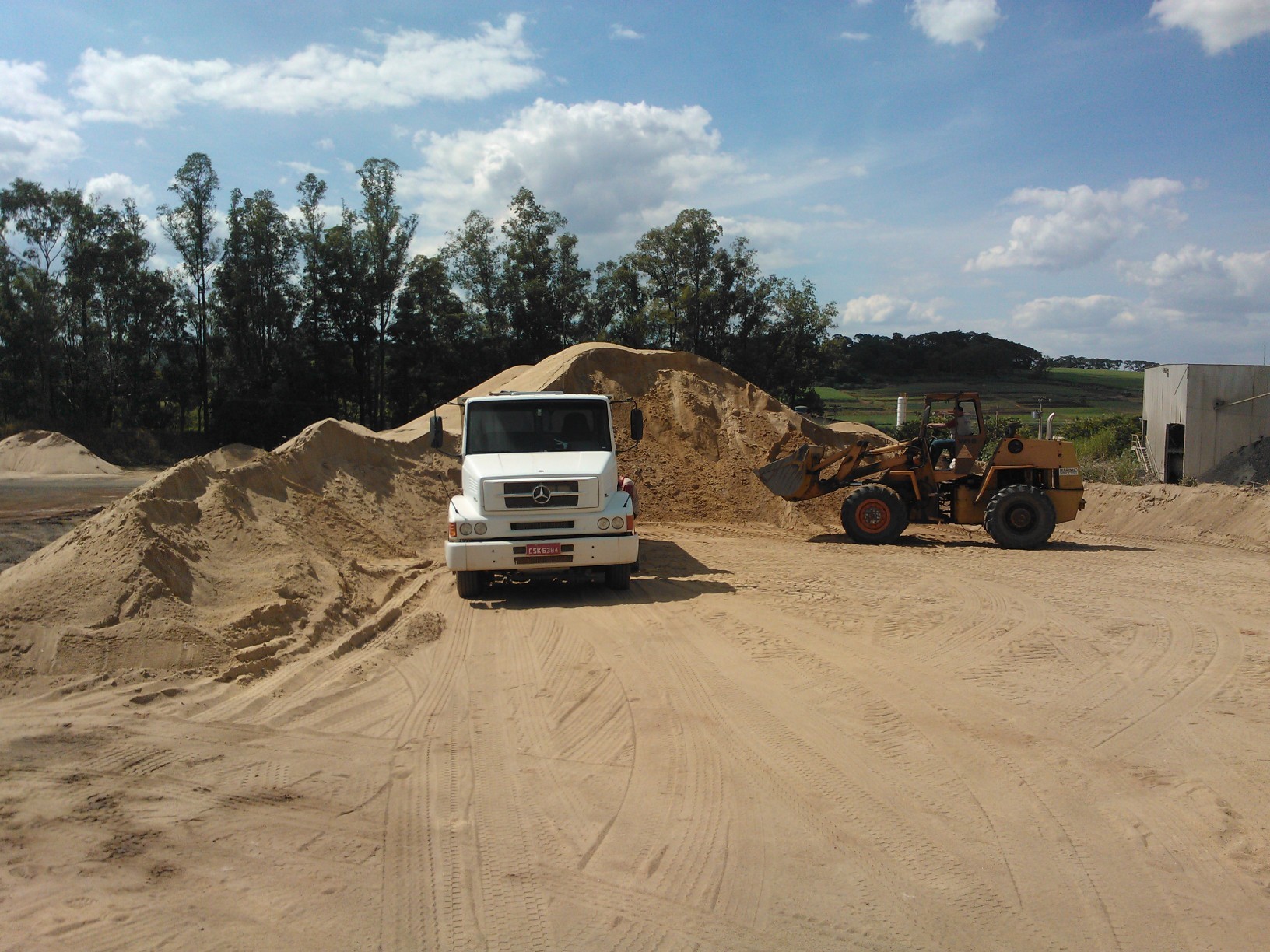 Fornecedor de areia