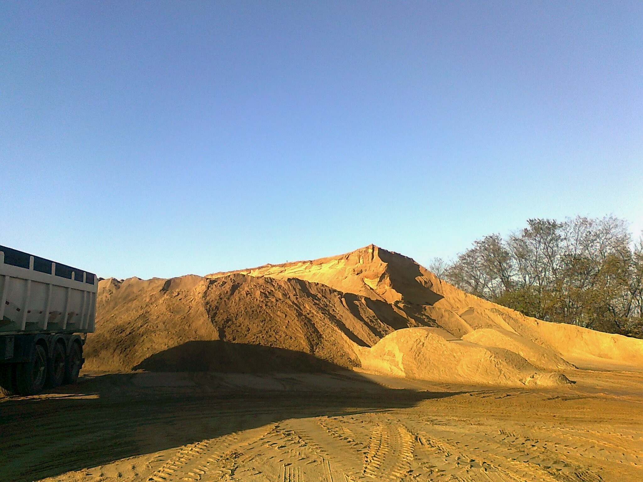 Venda de areia para construção